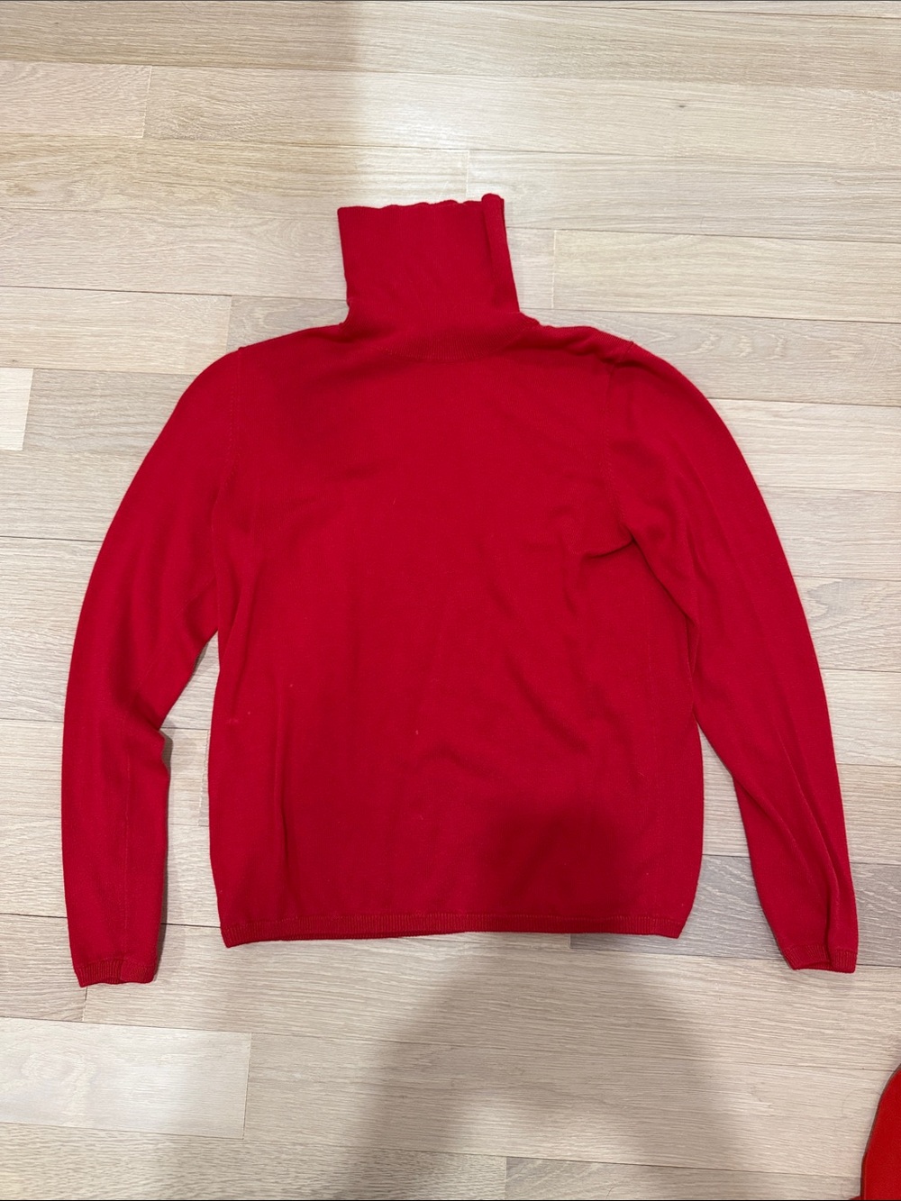 Ann Taylor Red Turtleneck Sweater